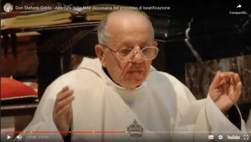 ABERTURA DO PROCESSO DE BEATIFICAÇÃO DO Pe. GOBBI – FASE DIOCESANA – COMO –&nbsp;ITALIA